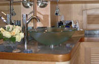 glass sink in master head