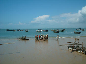 Fishing boats from Nearby Village