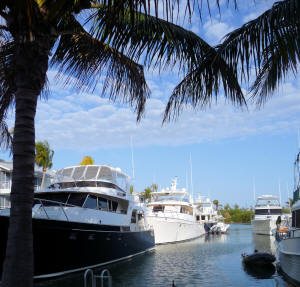Boats at the Docks at South Seas 2010