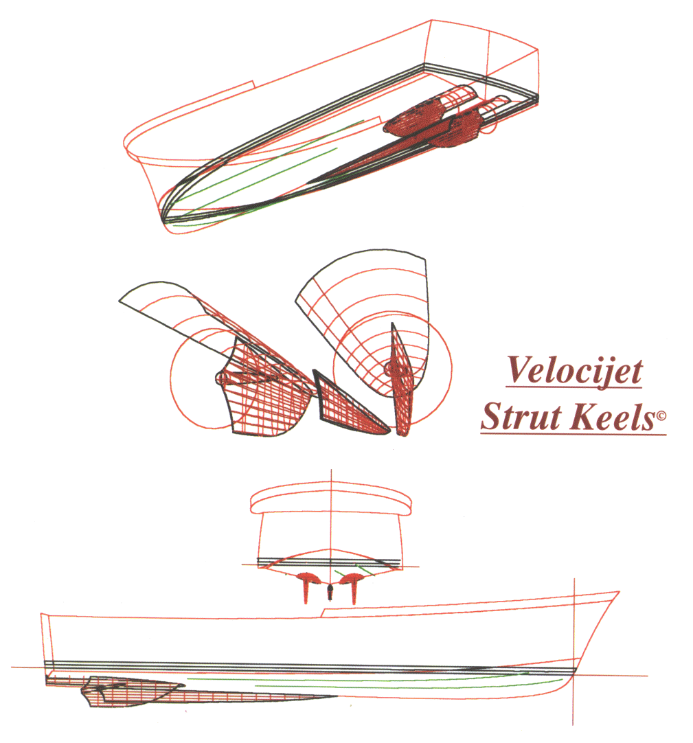 Velocijet Strut Keels